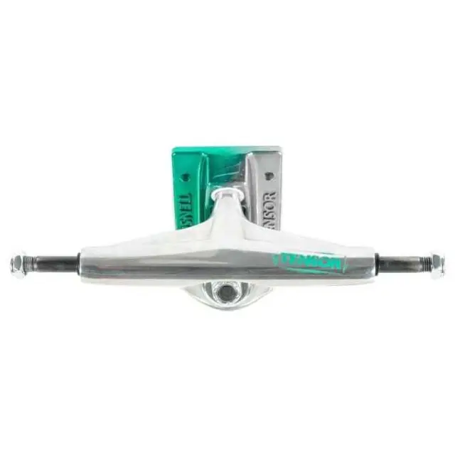 Tensor Stencil Mirror Aluminum Skateboard Trucks - Green Fade Πράσινο - 5.25" 3