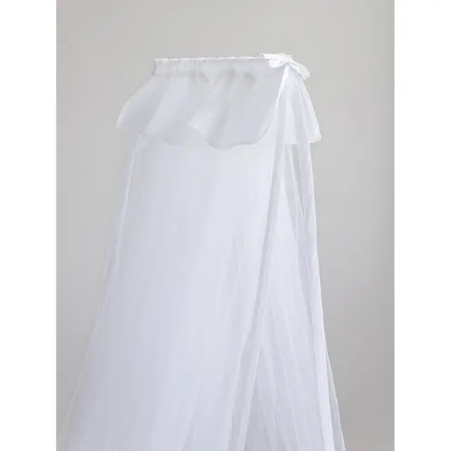 Κουνουπιέρα Κούνιας 240x600 Nima Nappy Snow White 100% Πολυέστερ