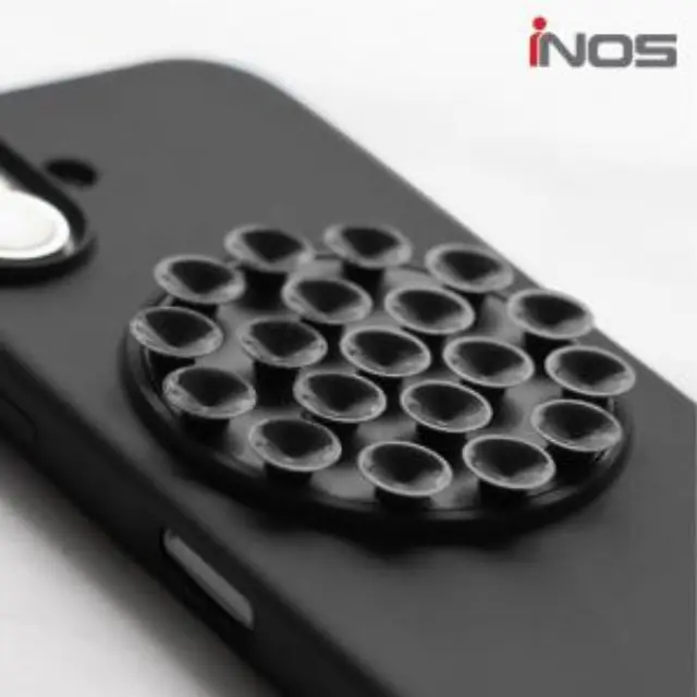 Θήκη Silicon & PC inos Apple iPhone 16 με Suction Cup Μαύρο N70862 3