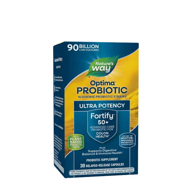 Nature's Way Fortify® Optima Age 50+ Probiotic - 90 Billion CFU