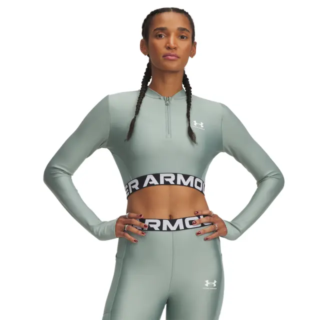 Under Armour HeatGear Rid 1/4 Zip LS 1388692-348 - XS