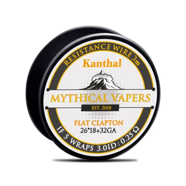Flat Clapton Kanthal A1 3m - Mythical Vapers