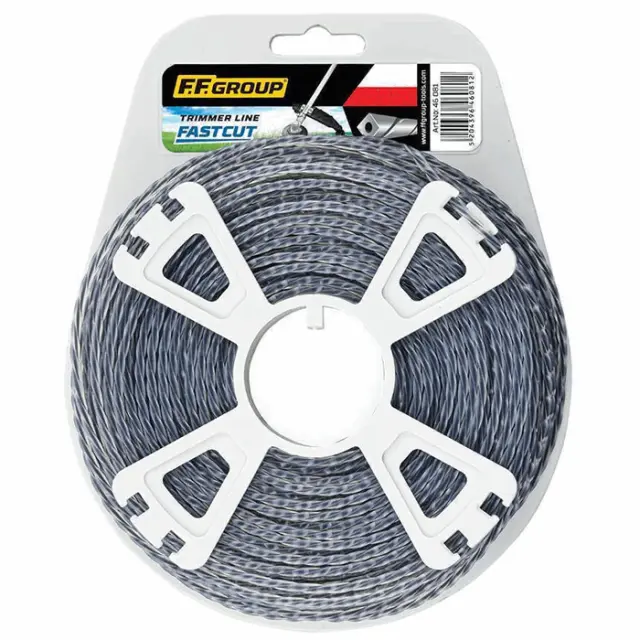 ΜΕΣΙΝΕΖΑ ΤΕΤΡΑΓΩΝΗ ΣΤΡΙΦΤΗ 4.0mm-15m FF GROUP 46079 2