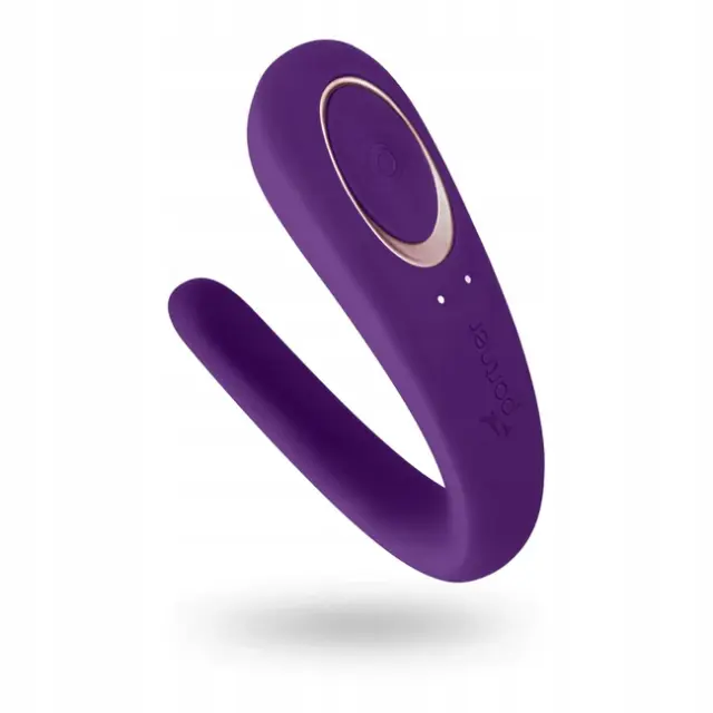 Satisfyer Partner Couples Mini Δονητής για Ζευγάρια 9.5cm Μωβ 3