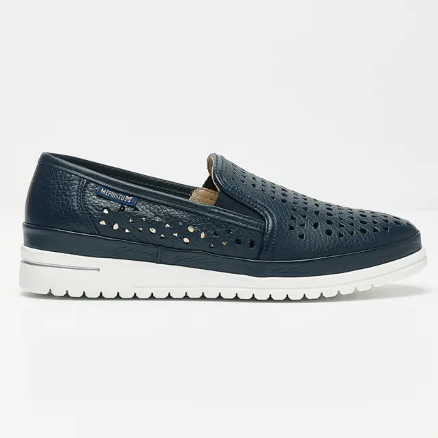Mephisto Μοκασίνια-Loafers Γυναικείο δέρμα Μπλέ MEP/JANA PERF NAVY