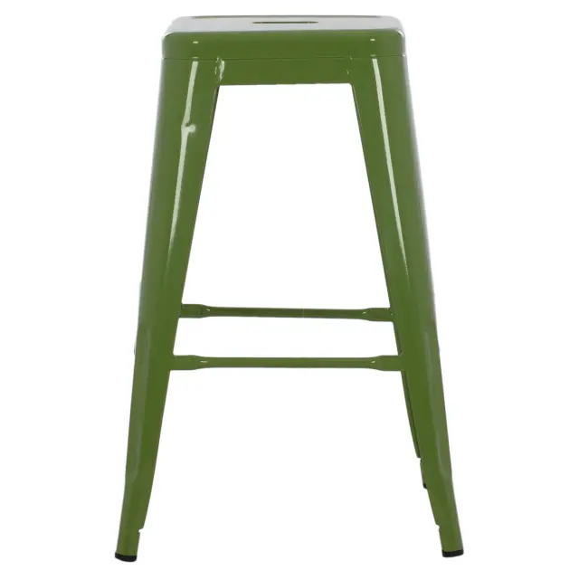 ΣΚΑΜΠΟ ΜΕΣΑΙΟΥ ΥΨΟΥΣ ΜΕΤΑΛΛΙΚΟ FB98573.53 ΣΕ LIGHT OLIVE GREEN 43x43x67Υεκ. 3
