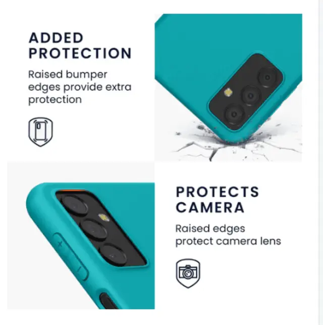 KW Θήκη Slim TPU Σιλικόνης για Samsung Galaxy M23 - Teal Matte 2