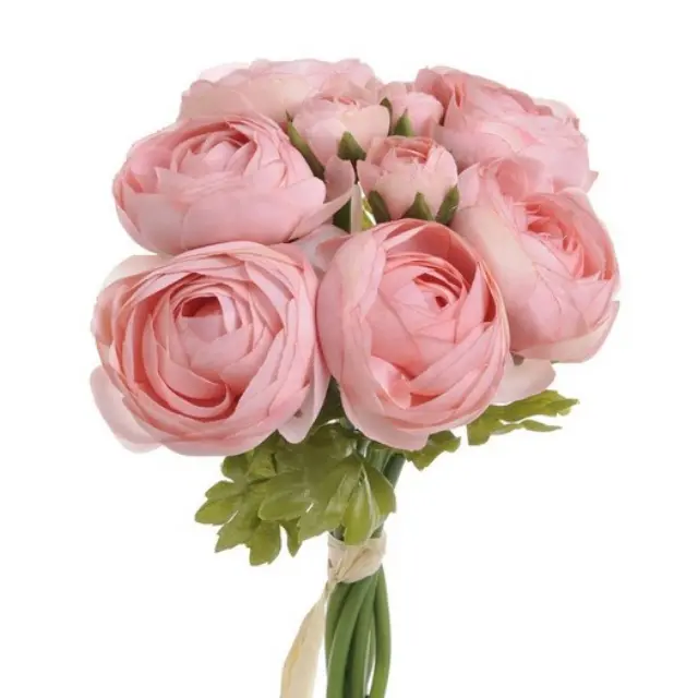 Μπουκέτο νεραγκούλες, salmon pink, 25cm