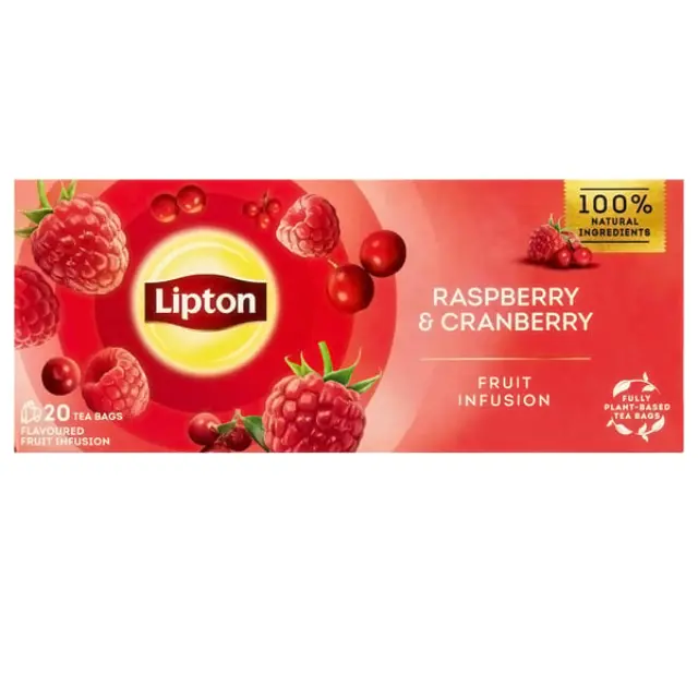 Lipton Τσάι Φακελάκι Βατόμουρο & Φιγγι 20x1.6gr