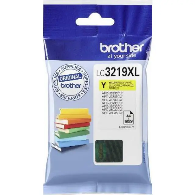 Brother Μελάνι Inkjet LC-3219XLY Yellow HC (LC-3219XLY) (BRO-LC-3219XLY)