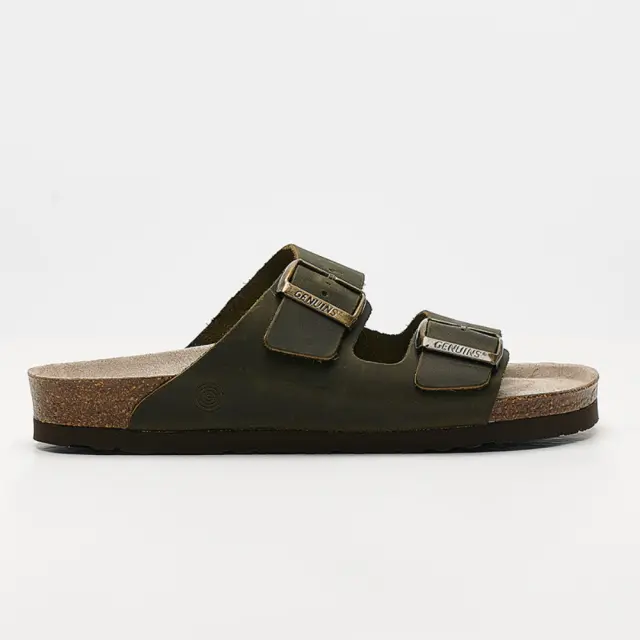 Genuins Πέδιλα Unisex δέρμα Πράσινο GEN/HAWAII APURE G105996 KAKI