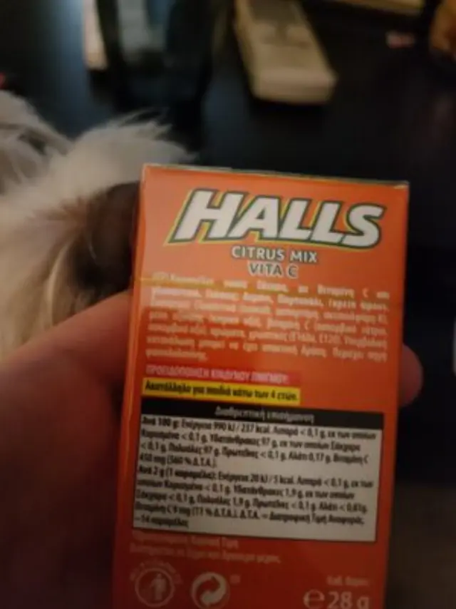 Halls Καραμέλες Vita-C με Γεύση Mix Φρούτων Χωρίς Προσθήκη Ζάχαρης 28gr