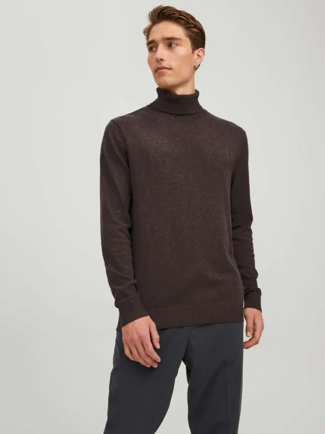 JJEEMIL KNIT ROLL NECK NOOS Mulch
