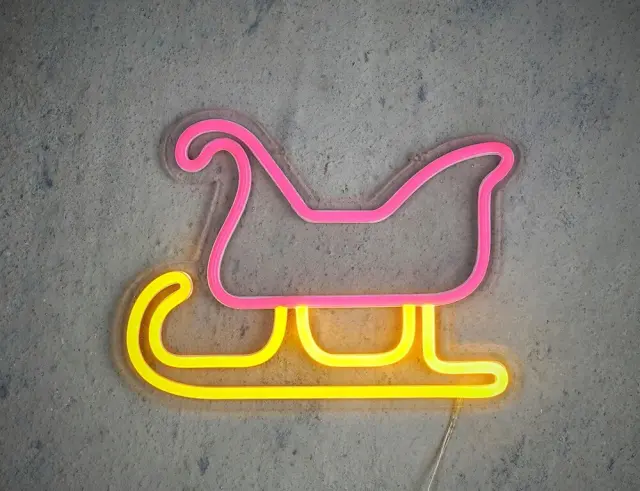 Διακοσμητικό Φωτιστικό Neon Sledge Luca Lighting με Dimmer και διαστάσεις 19.5x1.5x26.5cm - USB 1167145 2