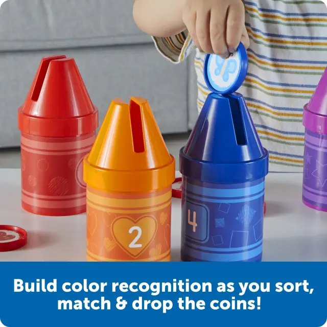 Learning Resources Counting Crayons Εκπαιδευτικό Παιχνίδι Αρίθμησης & Αντιστοίχισης (18+ μηνών) LER9812 2