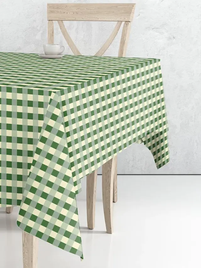 Τραπεζομάντηλο 2024 Green 140x140 Sunshine 2