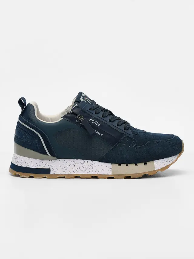 Comart Sneakers Ανδρικό ύφασμα/δέρμα Μπλέ M4N/6042 BLUE - 42 2