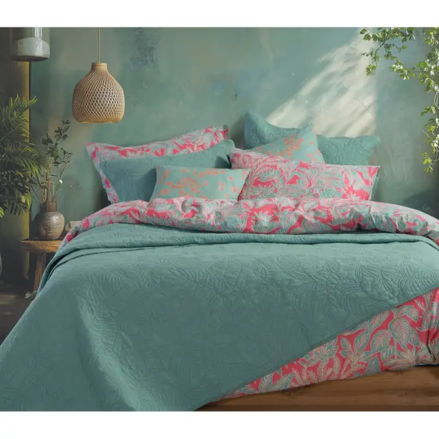 ΚΟΥΒΕΡΛΙ ΥΠΕΡΔΙΠΛΟ CHARISMA 230X240 NEF-NEF HOMEWARE, ΜΠΡ:ΥΦ:100% BAMB ΠΙΣΩ ΥΦ:100% ΒΑΜΒ-ΓΕΜ 70%BAMB-30%ΠΟΛ - GREEN (039808) 2