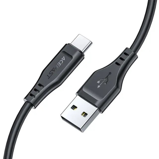 Καλώδιο Acefast C3-04 USB-A σε USB-C 3A Braided Μαύρο 1.2m 3