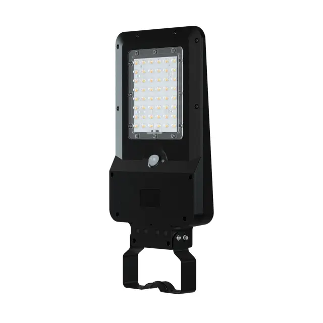 ΗΛΙΑΚΟ ΦΩΤΙΣΤΙΚΟ ΟΔΙΚΟΥ ΔΙΚΤΥΟΥ LED SMD ACA ORVEL20CCT ΜΑΥΡΟ 20W 3000K/4000K/6500K 3000LM 3CCT PIR IP65 / ORVEL20CCT 2