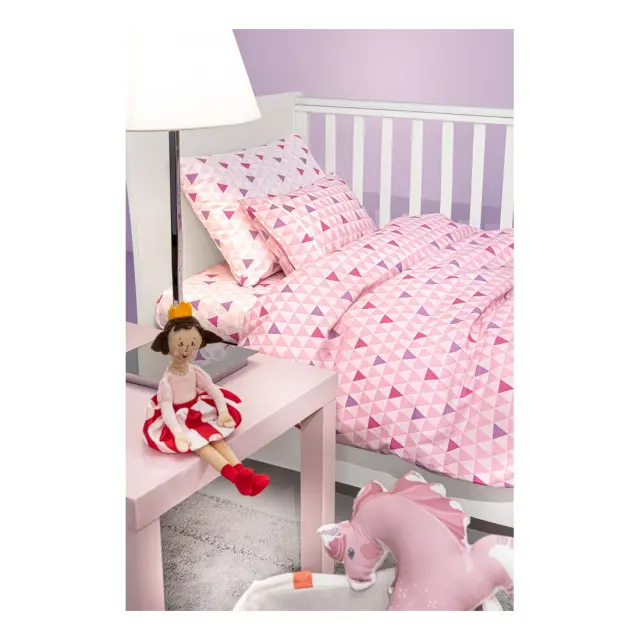 Σετ Σεντόνια Κούνιας 3 Τεμαχίων Guy Laroche Two2Twenty Fuchsia 115x170 3