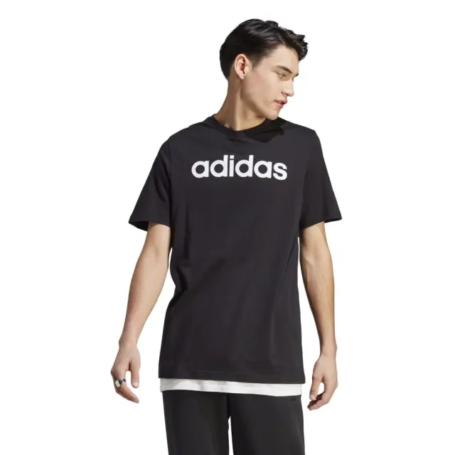 adidas M Lin SJ T-Shirt (IC9274-Black) - Μαύρο - XL