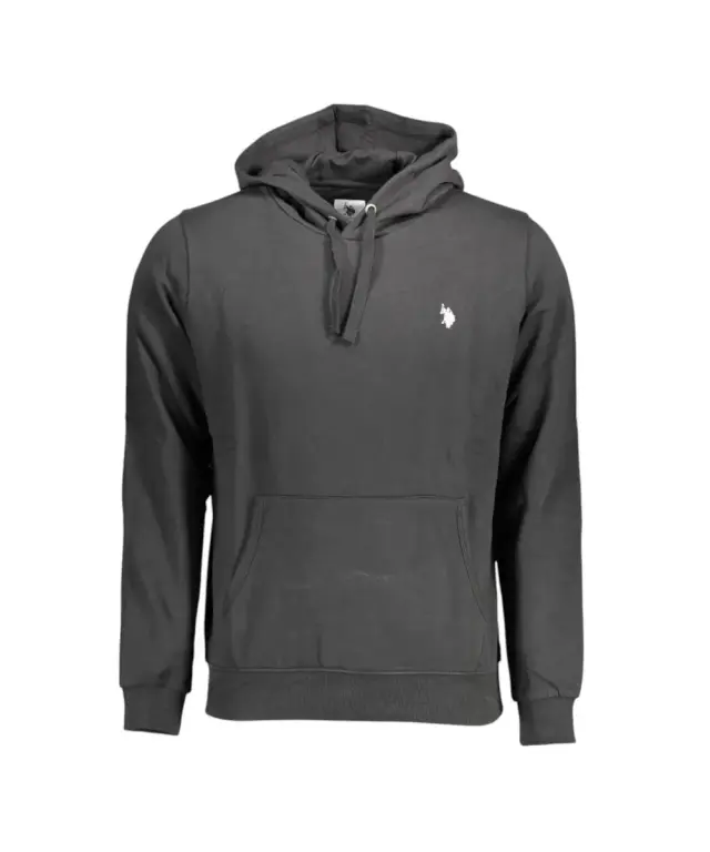 U.S. Polo Assn. - Ανδρικό Φούτερ Με Κουκούλα 63012-53223-199 Μαύρο 3