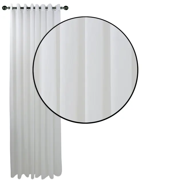 Κουρτίνα 300x265 2220 Λευκό Das Home 2