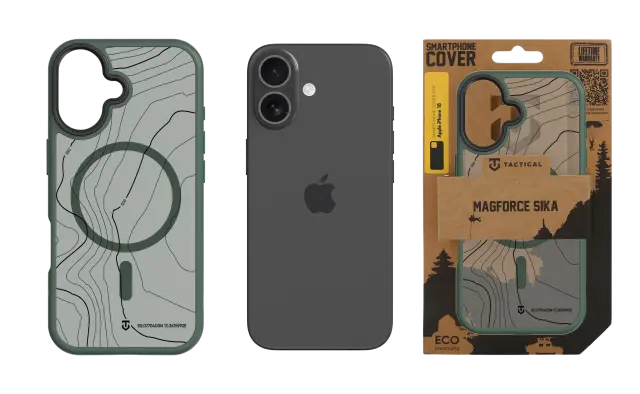 Tactical MagForce Hyperstealth Sika Cover for Apple iPhone 16 Forest Green 3