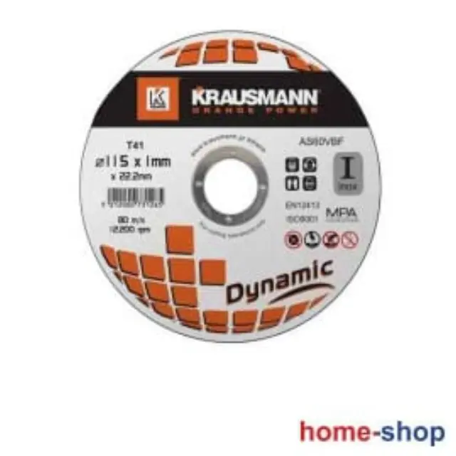 ΔΙΣΚΟΣ ΚΟΠΗΣ ΙΝΟΧ KRAUSMAN DYNAMIC 115X1X22.2