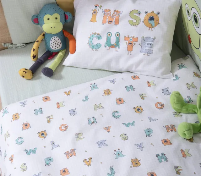 ΒΡΕΦΙΚΑ ΣΕΤ ΣΕΝΤΟΝΙΑ ΚΟΥΝΙΑΣ ALPHABET MONSTER NEF-NEF HOMEWARE 3
