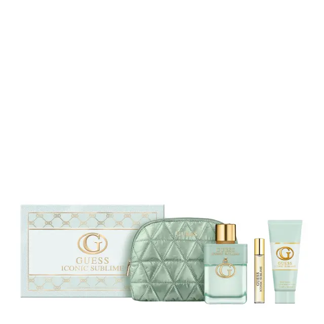 Guess Iconic Sublime Γυναικείο Αρωματικό Σετ Iconic Sublime: Eau De Parfum 100ml & Travel Spray 15ml & Body Lotion 100ml & Pouch