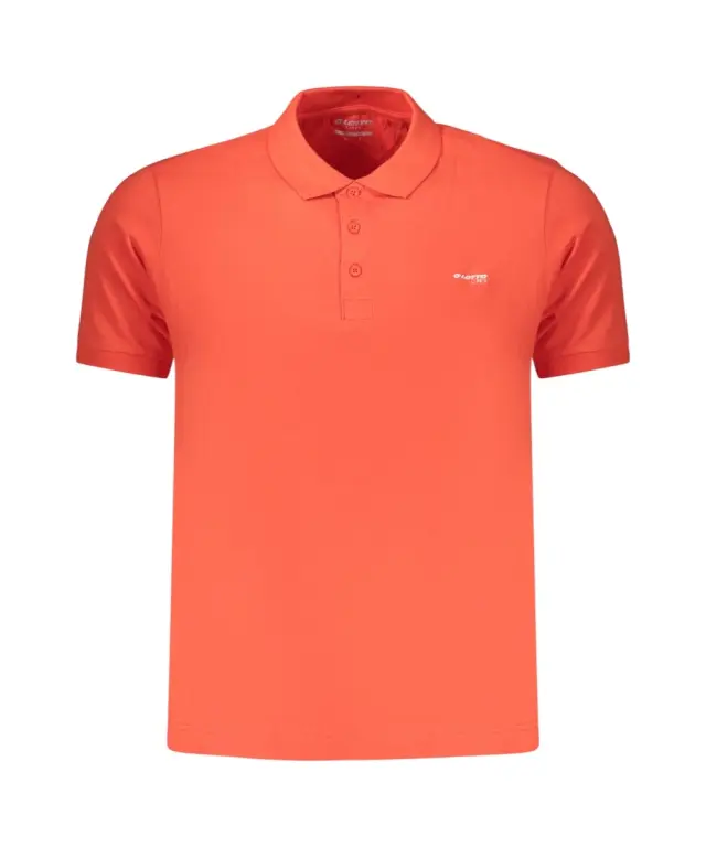 Lotto - Ανδρικό Κοντομάνικο Αθλητικό T-Shirt Polo Athletic Casual LO61520M-1549 Κόκκινο 3
