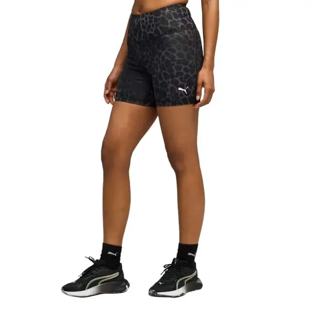Puma Women's TAD Essential Spotted Haze 5inch High Waist Tight Short Μαύρο 528513-01 (Puma)