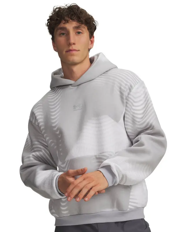 Under Armour Icon Fleece Printed Hoodie 6016615-011 - M