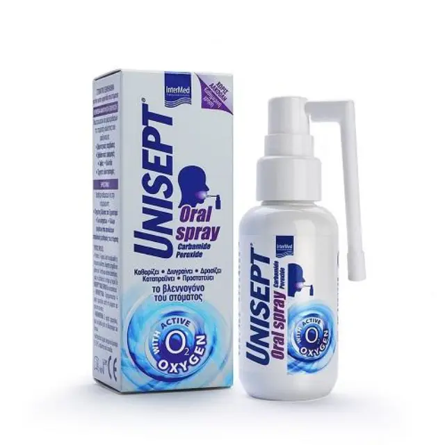 Intermed Unisept Oral Spray Στοματικό Εκνέφωμα για την Υγιεινή της Στοματικής Κοιλότητας, 50ml