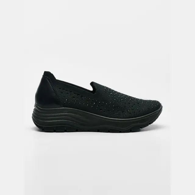 Imac Sneakers Γυναικείο ύφασμα Μαύρο IMA/756350 NERO