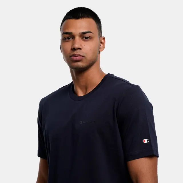 CHAMPION CREWNECK T-SHIRT ΜΠΛΟΥΖΑ ΑΝΔΡΙΚΗ NAVY 2