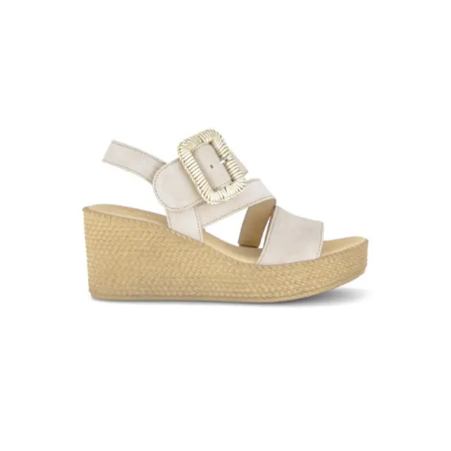Gabor Πέδιλα Γυναικείο δέρμα Nubuck Μπεζ GAB/84771 12-ABETONE - 36