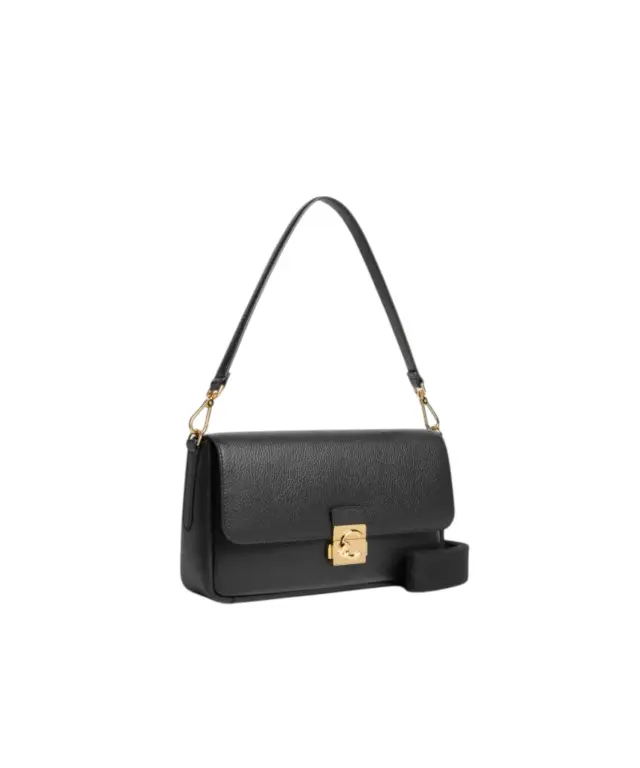 Coccinelle - Γυναικεία τσάντα C-Me Lock Large E1U4K120101-001 Μαύρο 2