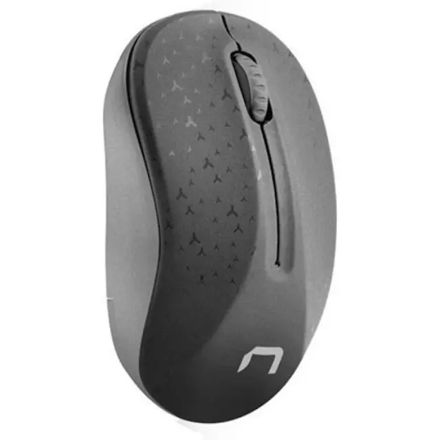 NATEC Toucan Wireless Optical Mouse 1600 DPI - Black-Grey (NMY-1650) (NTCNMY-1650)
