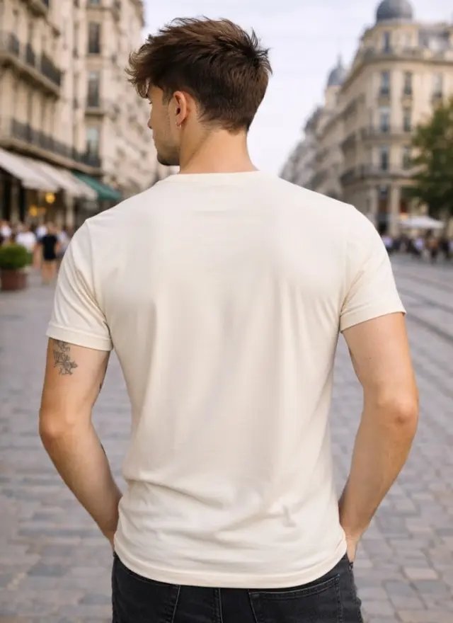 T-shirt Noshame® Off-white με τύπωμα - 142622 - XXL 2