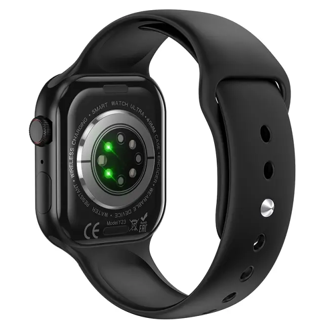Hoco Smartwatch Bluetooth 2.02 ιντσών με λειτουργία κλήσεων και καρδιακού ρυθμού Μαύρο Y23 3