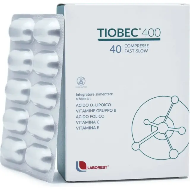 Tiobec 400 Συμπλήρωμα Διατροφής για το Οξειδωτικό Στρες και το Νευρικό Σύστημα 40 ταμπλέτες 3