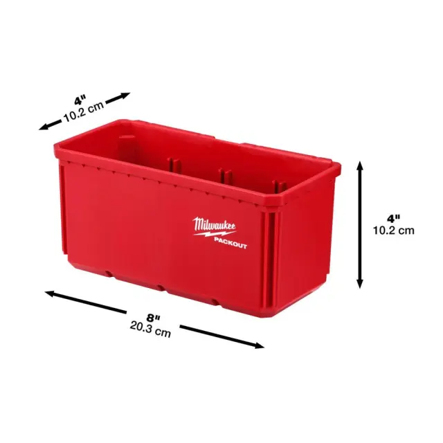 Milwaukee 4932480699 - Packout Δοχείο Αποθήκευσης 10Χ20 cm Set 2τμχ 2