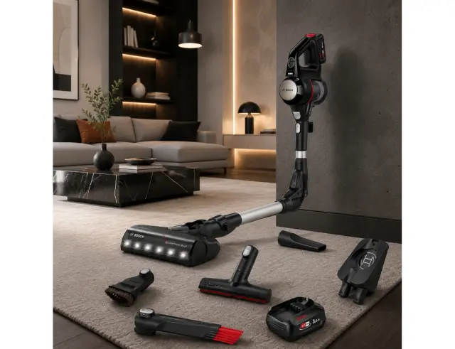 Επαναφορτιζόμενη Ηλεκτρική Σκούπα Bosch Unlimited 7 BCS712XXL με ισχύ 18.0V και χωρητικότητα κάδου 0.3 L BCS712XXL