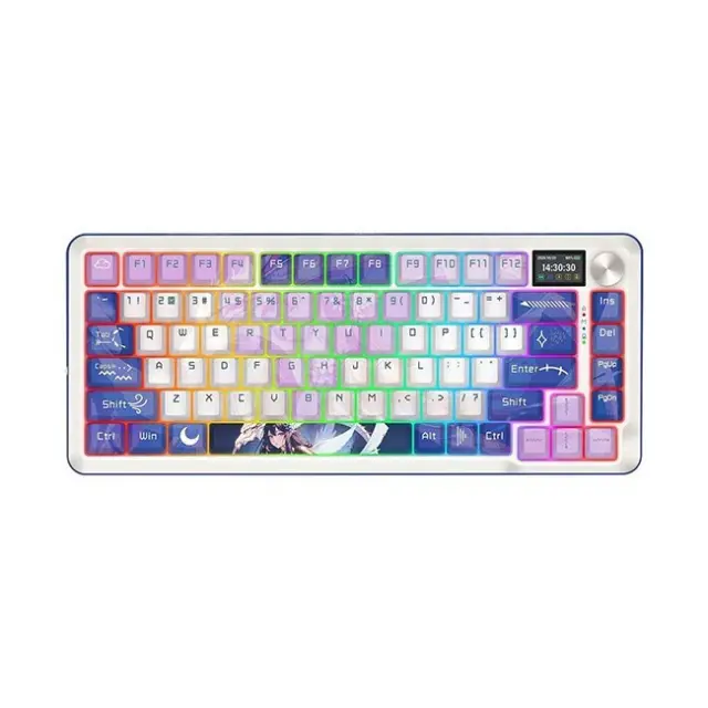 Redragon Gaming Keyboard Flekact Pro K708AK-RGB-PRO Leopard L Purple (K708AK-RGB-PRO)