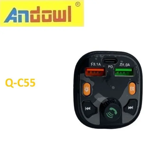 Andowl FM Transmitter Αυτοκινήτου με Bluetooth Q-C55 2