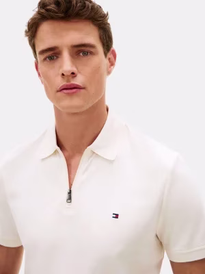 Tommy Hilfiger Ανδρική Μπλούζα με Φερμουάρ Κρεμ Κρεμ 2