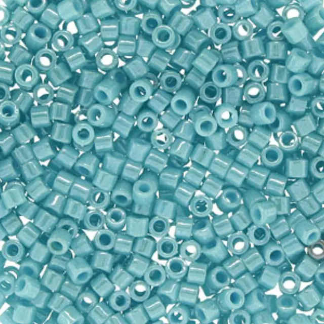 Χάντρα Miyuki Delica 10/0 - DBM0217 - Opaque Luster Turquoise Green ~7gr
